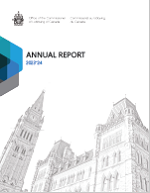 Photo of publication cover: Annual report 2023-24